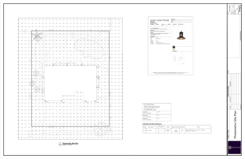 Photometric Lighting Calculations